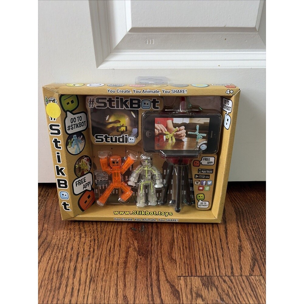 Stikbot Studio Stickbots Stop Motion Animation App Movie Making Toy New